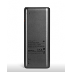 Повербанк 20000mAh VIDEX VPB-202C 75W Black для телефону та ноутбука