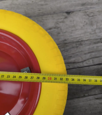 Колесо в зборі 3.25/3.00-8  до тачки з пінополіуретану під вісь 16 мм