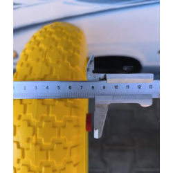 Колесо на тачку 3.50-8 з пінополіуретану під вісь 16 мм