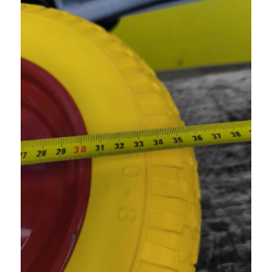 Колесо в зборі 3.50-8 до тачки з Пінополіуретану ВС Польща під вісь 20 мм