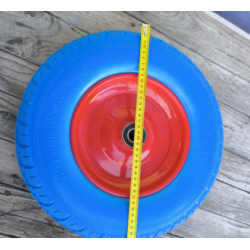 Колесо на тачку 4.80/4.00-8 пінополіуретанове під вісь 20 мм