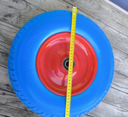 Колесо на тачку 4.80/4.00-8 пінополіуретанове під вісь 20 мм