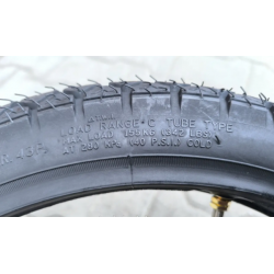 Шина 2.50-17 з камерою SС-TYRE трасова на мопед Дельта Альфа