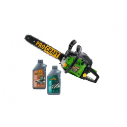 Ланцюгова Бензопила Procraft GS-50/2 (2 шини + 2 ланцюги)