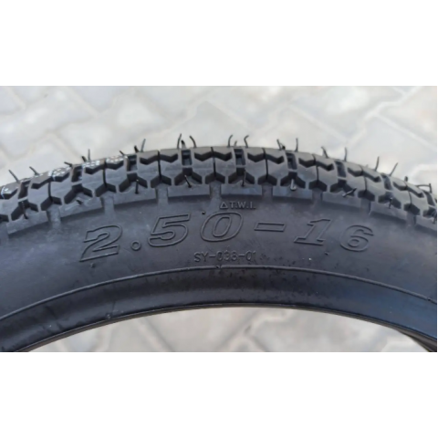 Покришка 2.50-16 з камерою до мотоцикла Карпати, Верховина