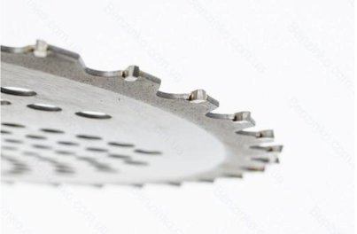 Ніж победитовий вигнутий (тарілка) для бензокоси