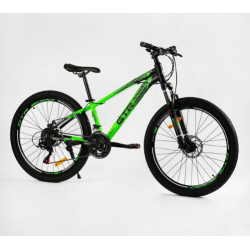 Велосипед спортивний 26" Corso GTR-3000 зелений
