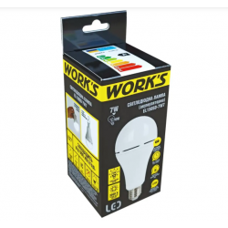 LED Лампа акумуляторна EL1505D-7W7 WORK'S