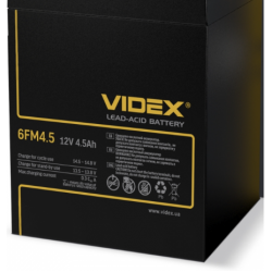Акумулятор Videx 12V/4.5Ah свинцево-кислотний 6FM4.5 