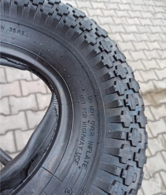 Покришка з камерою 3.50-8 на тачку 6PR фірми ВС Польща 