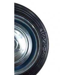 Колесо поворотне 100 мм без гальма на мобільні стенди вітрини тумби