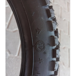 Резина з камерою 2.75-17 шипована покришка на мотоцикл Альфу Дельту Мустанг