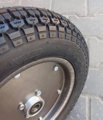 Колесо в зборі 3.50-10 до тачки під 17/20мм вісь Compass 224 кг