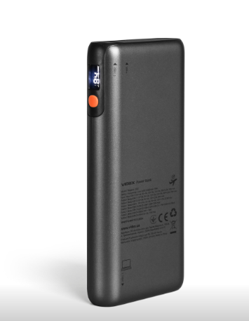 Повербанк 20000mAh VIDEX VPB-202C 75W Black для телефону та ноутбука