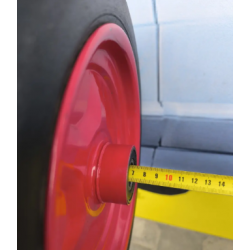 Колесо в зборі Лите 300 мм вісь 20 мм до тачки безкамерне гусматік