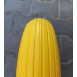 Колесо в зборі з пінополіуретану 4.00-6 на тачку під вісь 20 мм