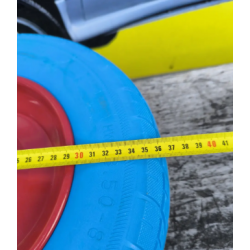 Колесо пінополіуретанове 3.50-8 до тачки під вісь 20 мм Безкамерка