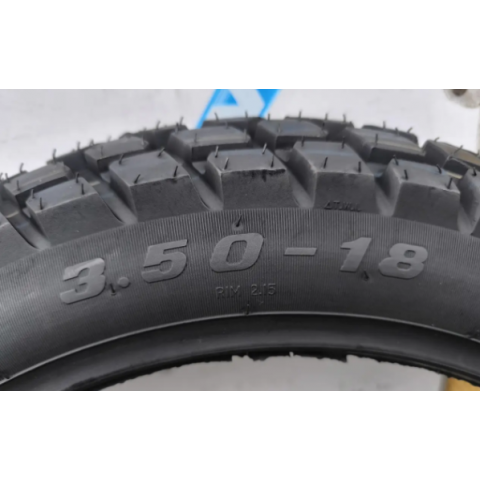 Покришка з камерою 3.50-18 UB-083 напівшип для мотоцикла