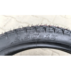 Шина 2.50-17 з камерою SС-TYRE трасова на мопед Дельта Альфа