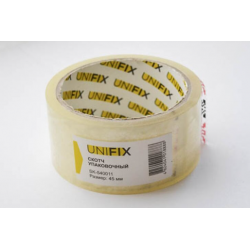 Скотч прозорий Unifix 45 мм × 100 м × 50 мкм