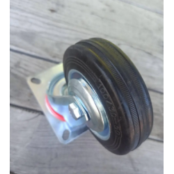 Колесо поворотне 100 мм без гальма на мобільні стенди вітрини тумби