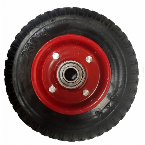 Колесо гусматік 2.50-4 до тачки лите під вісь 17 мм