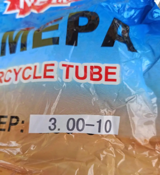 Камера 3.00-10 на скутер гнутий вентиль