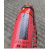 Резина 2.50-17 з камерою Тайвань 6 PR SС-TYRE на мотоцикл 