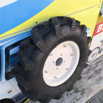 Колесо на мотоблок 6.00-12 в зборі RALCO Індія 8-PR під мотоблочну ступицю