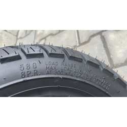 Шина на скутер 3.50-10 з камерою Тайвань шипована SC-TYRE-124