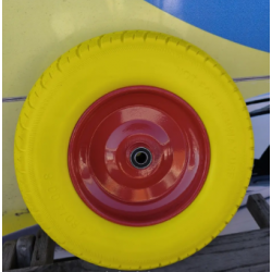 Колесо в зборі 4.80/4.00-8 на тачку з пінополіуретану під вісь 16 мм