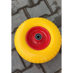 Колесо в зборі 4.00-6 до тачки ВС Польща з пінополіуретану під вісь 20 мм