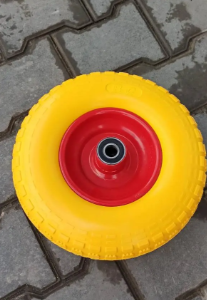 Колесо в зборі 4.00-6 до тачки ВС Польща з пінополіуретану під вісь 20 мм