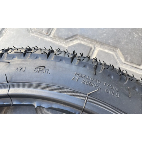 Шина з камерою 2.75-17 трасова 6 PR для мотоцикла Альфа Дельта