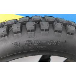 Покришка 3.50-18 з камерою YX-942 Кубік Мотошина до мотоцикла Иж 