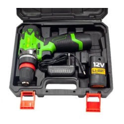 Шуруповерт Procraft Industrial PA-12DFR в кейсі з 2 акумуляторами