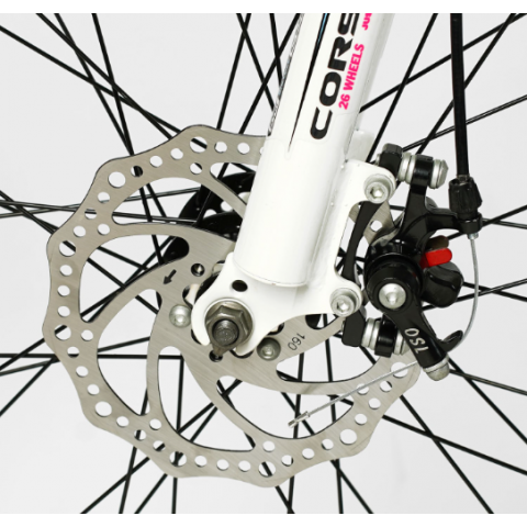 Велосипед Спортивний 26" дюймів CORSO INTENSE Чорно-Рожевий