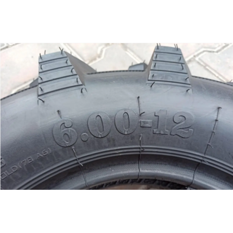 Покришка на мотоблок 6.00-12 фірми RALCO Індія GT-MAXX 8-PR 