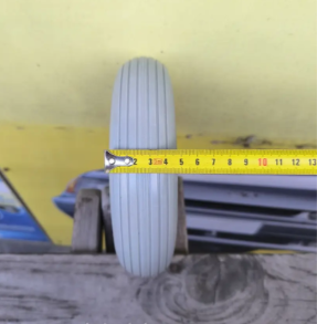 Колесо 190/50-12 під 12мм вісь на інвалідну коляску пінополіуретан