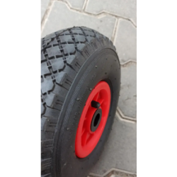 Колесо для тачки 3.00-4 під вісь 20 мм пневматичне