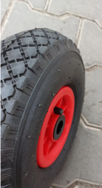 Колесо для тачки 3.00-4 під вісь 20 мм пневматичне