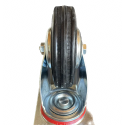 Колесо поворотне 100 мм без гальма на мобільні стенди вітрини тумби