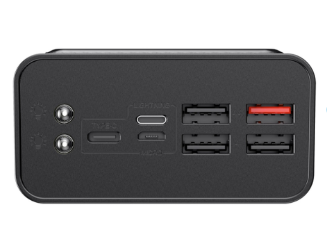 Повербанк 40000mAh HAVIT PB56 PD18W+QC3.0 Black 