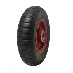 Колесо гусматік 2.50-4 до тачки лите під вісь 17 мм