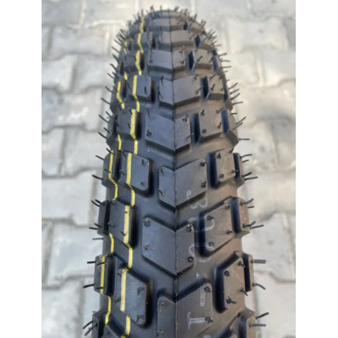 Покришка з камерою 3.00-18 на мотоцикл Минск шипована SC-TYRE