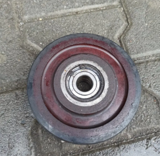 Колесо в зборі 140 мм на Візок тачку Гусматік