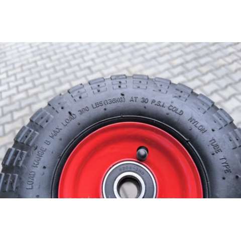 Колесо до тачки 4.10/3.50-4 під вісь 20 мм Пневматичне