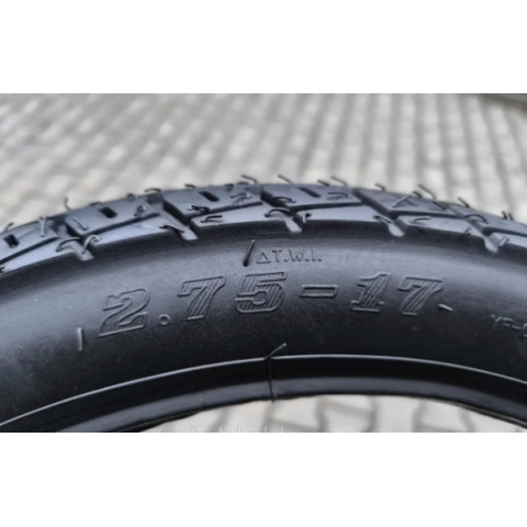 Покришка на Альфу 2.75-17 з камерою трасова 6 PR