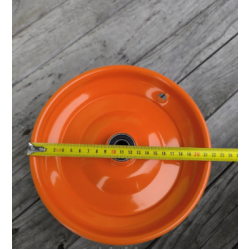 Диск 4.00-8 до садової тачки під вісь 16 мм Суцільний