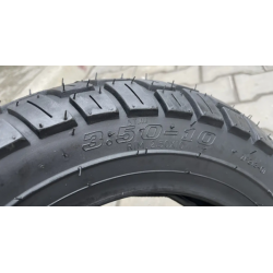 Шина на скутер 3.50-10 з камерою Тайвань шипована SC-TYRE-124